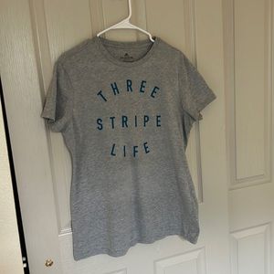 Adidas gray go-to tee, size XL
